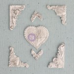 Shabby Chic Resin Treasures - Heart